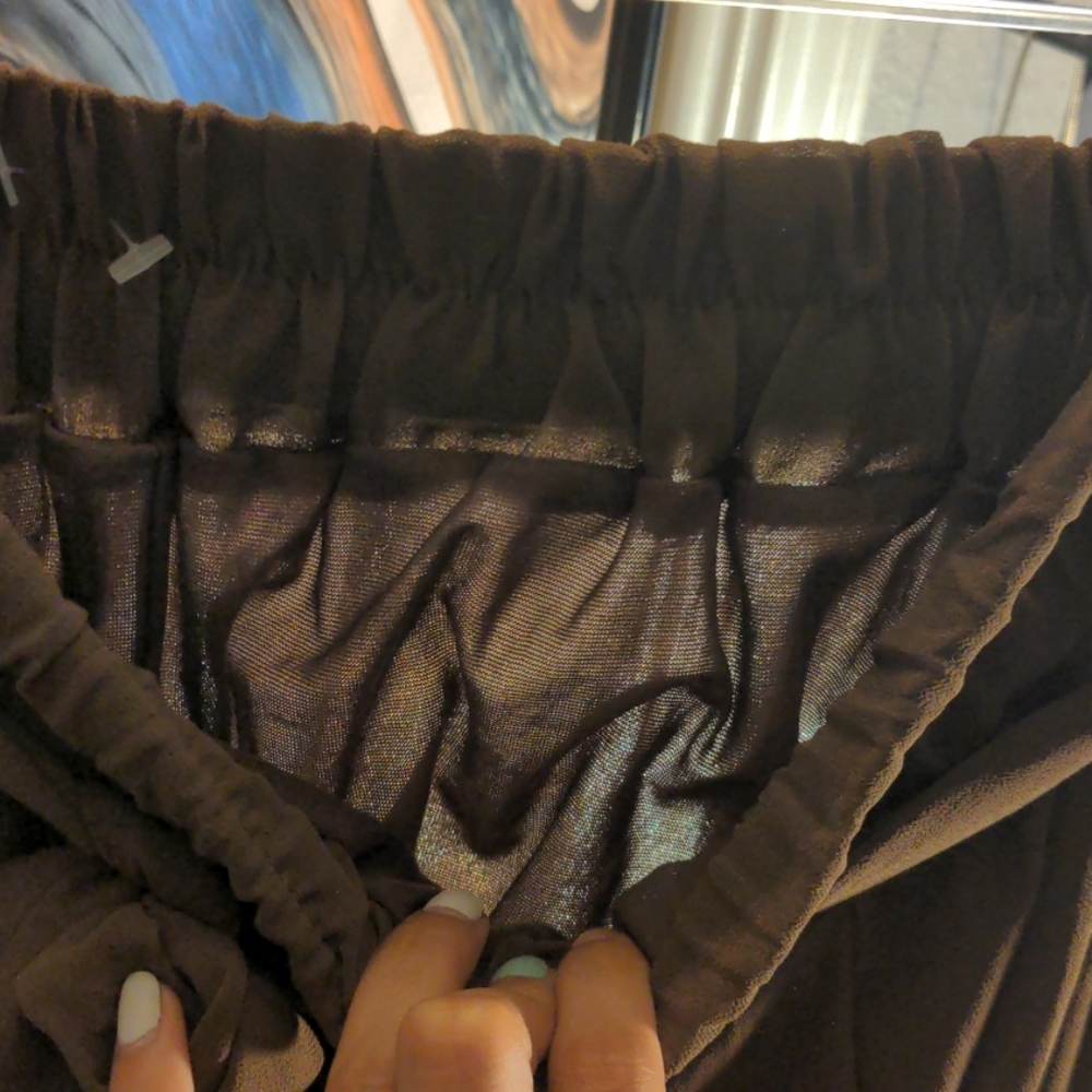 Sheer brown pants - Picture 3 of 4